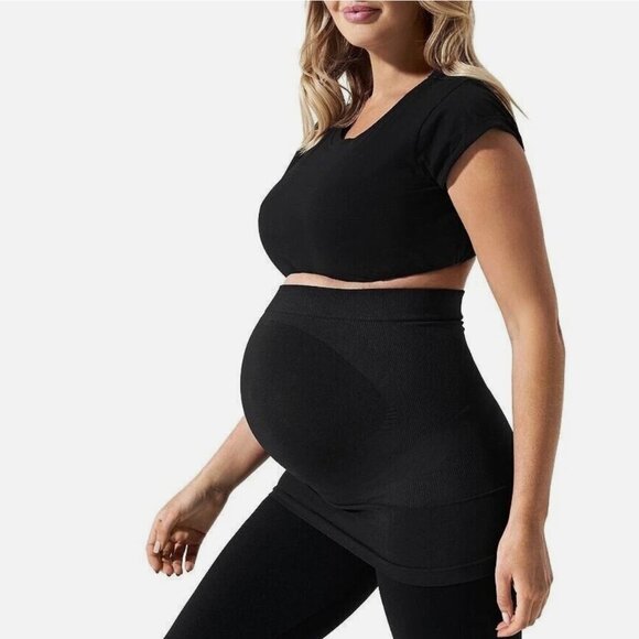 Blanqi Women's Maternity Built-In Support Bellyband Black Size Large/X-Large - Picture 1 of 6